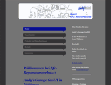 Tablet Screenshot of andysgarage.de